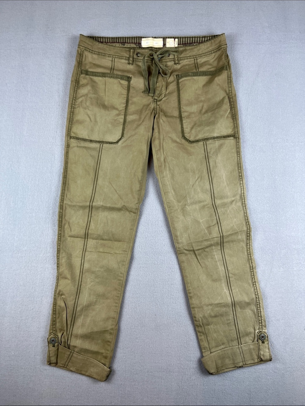 Anthropologie Hei Hei utility pant in army green
Size: Small